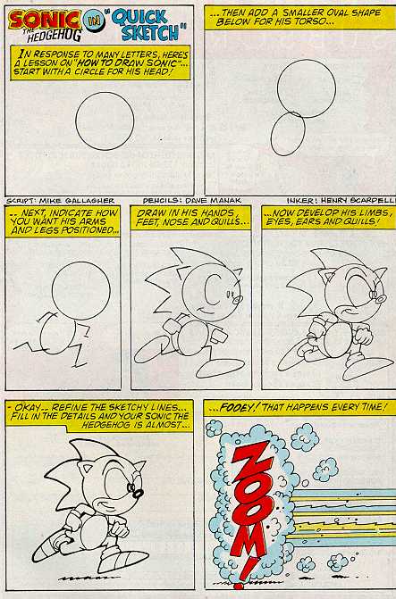 How To Draw Sonic Characters 